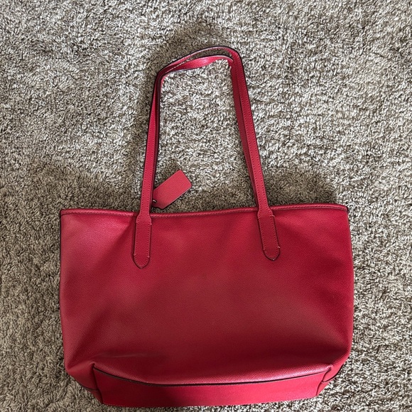 Coach Vibrant Red Tote Bag - Picture 2 of 4